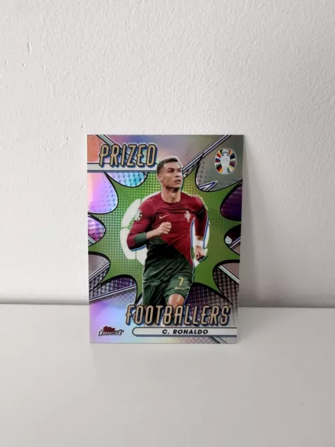 Topps Finest Road to UEFA Euro 2024 Prized Footballers Cristiano Ronaldo