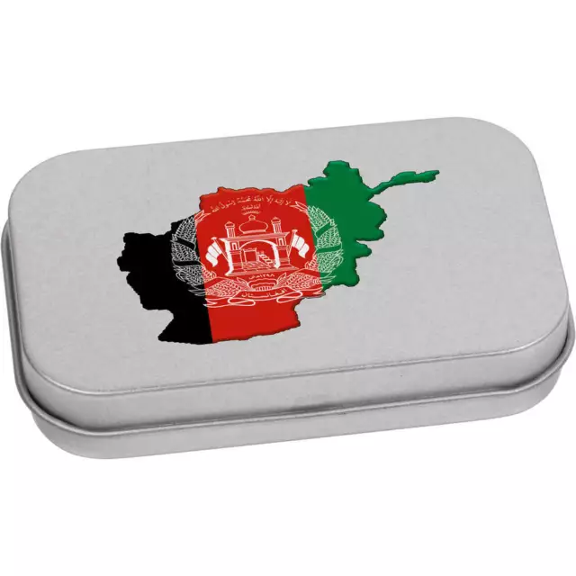 'Afganistan Country' caja de almacenamiento/estaño con bisagras de metal (TT037137)