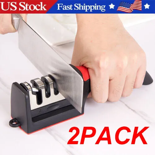 4 Solt Knife Sharpener Professional Ceramic Tungsten Kitchen Sharpening System