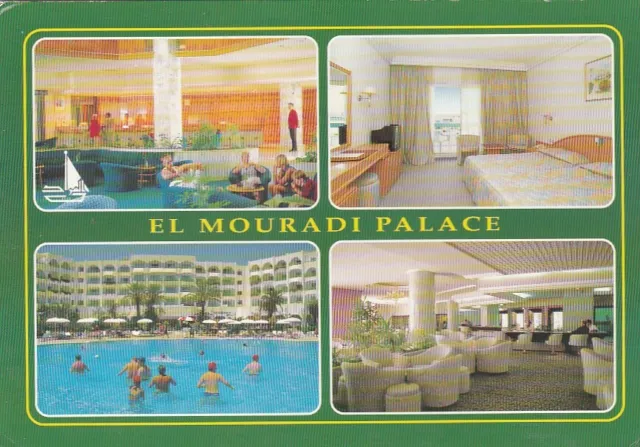Postcard, Hotel El Mouradi Palace, Sousse, Tunisia, Stamped