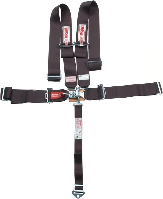 Simpson Racing 29064BK Harness - Latch & Link - 5 Point - SFI 16.1 - Pull Down