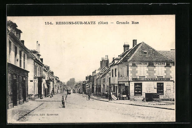 CPA Ressons-sur-Matz, Grande Rue
