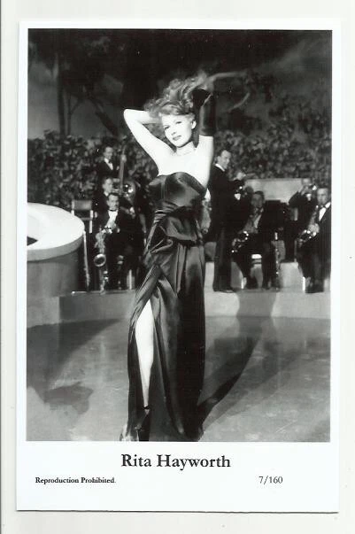 (Bx28) Rita Hayworth Swiftsure Photo Postcard (7/160) Filmstar Pin Up Glamor