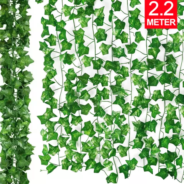 Artificial Ivy Garland Fake Vine Trailing Leaf Hanging Plant Foliage Home Decor 2