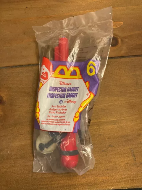 1999 Inspector Gadget McDonalds Happy Meal Toy Right Arm Squirter #6 NEW