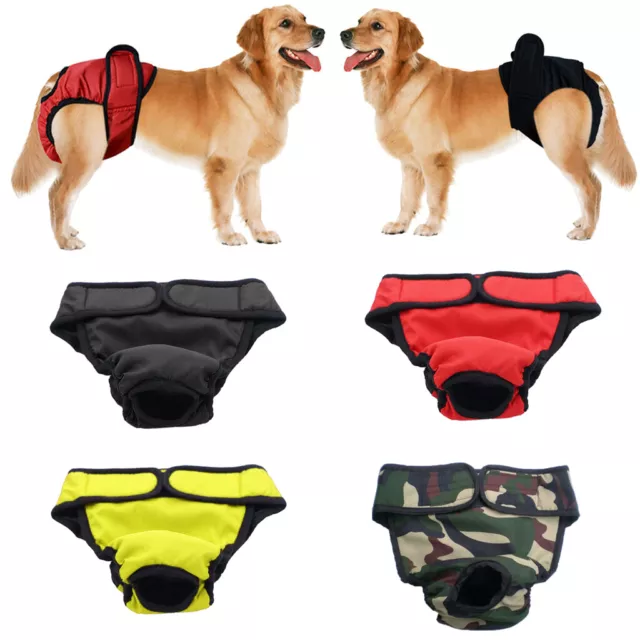 Waschbare Hundewindeln Wiederverwendbare Läufigkeitshose Inkontinenzhose für