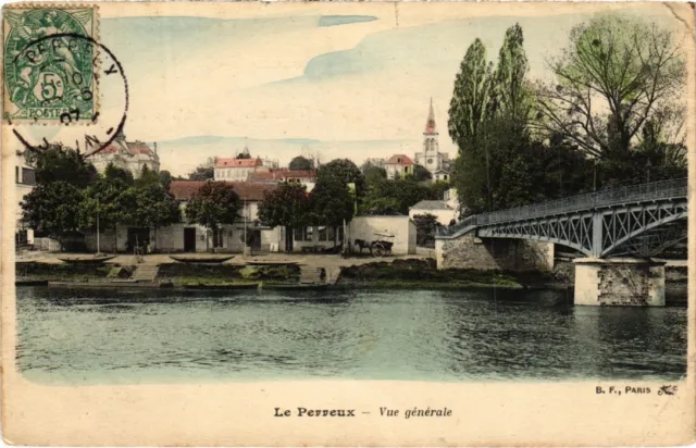 CPA Le Perreux Passerelle sur la Marne FRANCE (1370340)