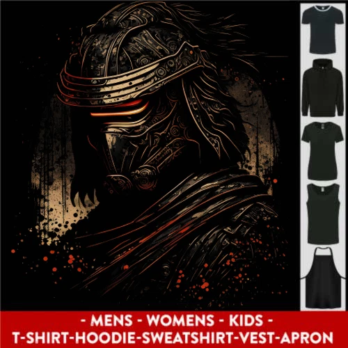 Samurai Assassin Japanese Fantasy Warrior Uomo Donna Bambini Unisex