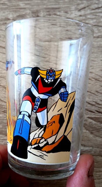 Ancien Verre à Moutarde Goldorak - AMORA Antenne 2 - Vintage Années 80 - France