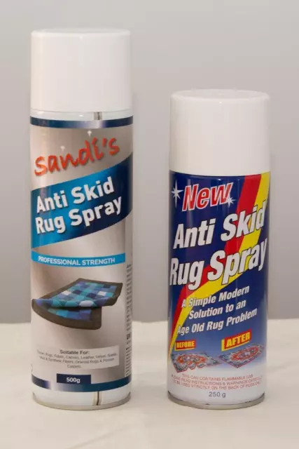 New Sandi's Anti-Skid Anti Slip Rug Carpet Smooth Fabric Spray - Rug Grip