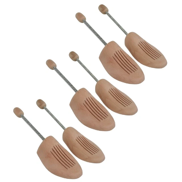 3 Paire Embauchoirs de Spirale Ressort en Bois De Gr. 42/43 ( Set De 3 Paire)