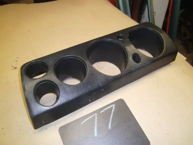 1968 1969 68 Amc Amx 69 Javelin Dash Speedometer Gauge Bezel Surround Black Oem 1968 1969 68 Amc Amx 69 Javelin Dash Speedometer Gauge Bezel Surround Black Oem