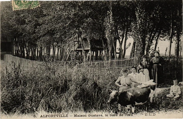 CPA AK ALFORTVILLE Maison Gustave le bord de l'eau (671774)