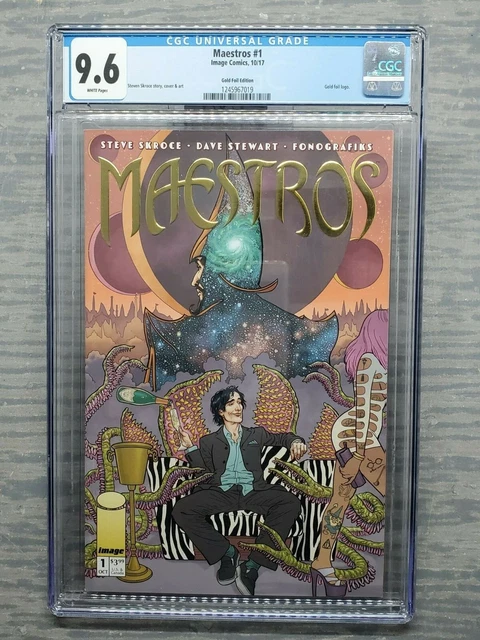 CGC Graded 9.6 Maestros #1 Image Comics 2017 Gold Foil Edition