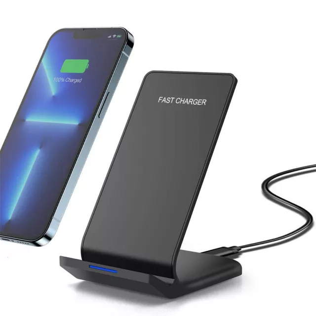 30W Wireless Charger Fast Charging Stand Dock For iPhone 11 12 13 14 15 Pro Max