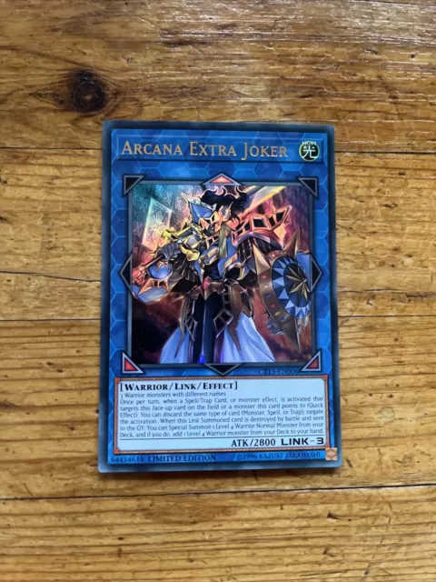 Arcana Extra Joker CT15-EN006 Ultra Rare Limited Edition Yugioh