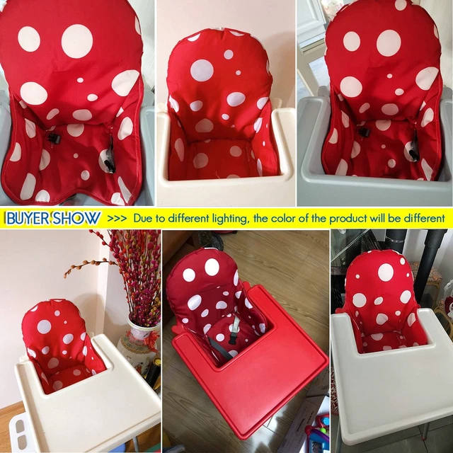 ZARPMA Seat Covers Cushion for Ikea Antilop Highchair,Washable Foldable Baby Hi