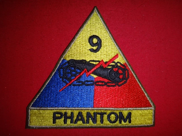 US ARMY TOPPA 9th Armored Divisione Con Scheda Phantom EUR 13,33 - Foto 5