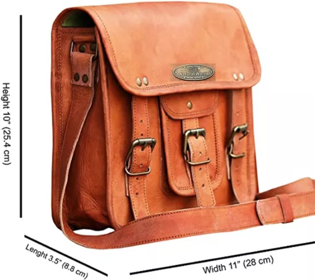 11 " Femmes Marron Vintage Meilleur Cuir Bride Sacoche Bandoulière Sac Neuf