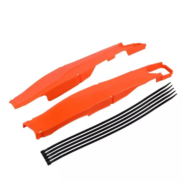 Orange Ktm Swing Arm Protectors Guard Cover Excf Exc 125 150 250 300 350 450