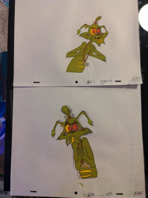 VINTAGE EWOKS animation cels BACKGROUND production art  Star Wars Animated I2
