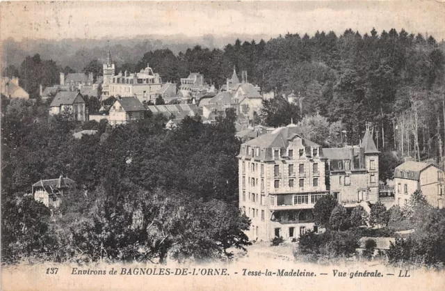 CPA 61 - surroundings of BAGNOLES-DE-L'ORNE - Tessé la Madeleine - general view