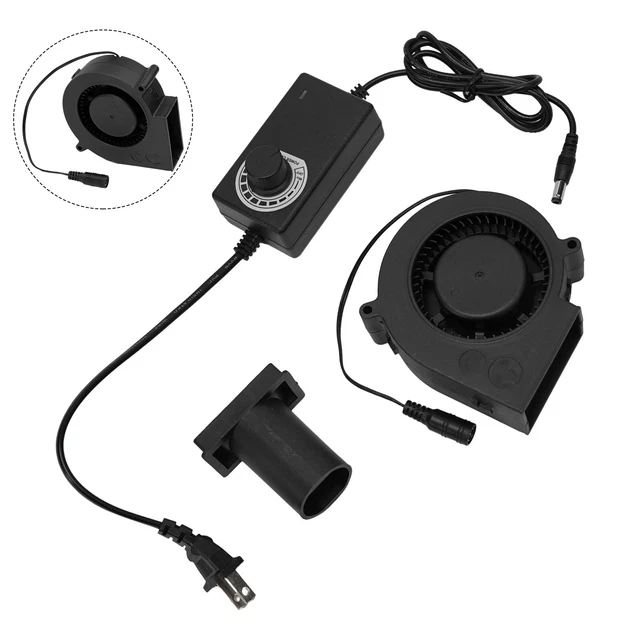 Ventilatore A Turbina 12V 2.94A - Doppio Cuscinetto A Sfera Per Raffreddamento - Foto 10