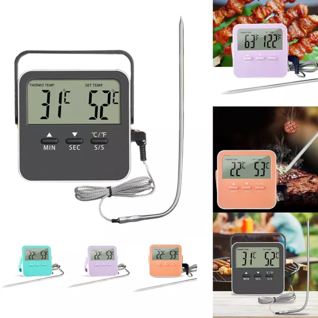 Accurate Oil Thermometer for Deep Frying with Barbecue Oven Probe Type