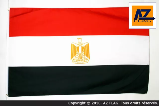 FLAGGE ÄGYPTEN 150x90cm - ARABISCHE REPUBLIK ÄGYPTEN FAHNE  90 x 150 cm feiner p