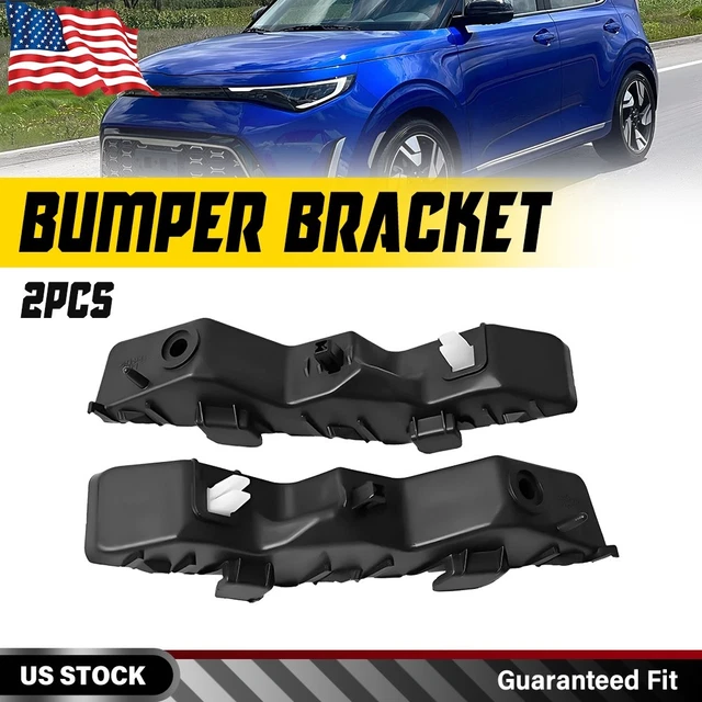 thumbnail image 2 of Front Bumper Retainer Bracket Set For 2007-2012 Toyota Yaris Sedan – 2PCS, Black 2 of 3