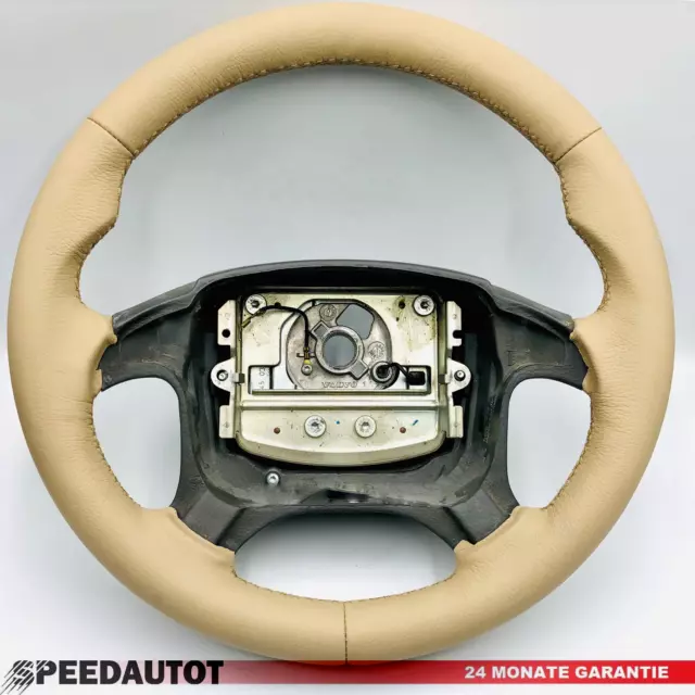 Mise au Point Volant en Cuir Beige Volant Volvo V70 S-70-