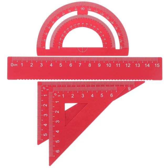 Graphing Ruler Tailor Compasses Metal Drafting Tools Triangular