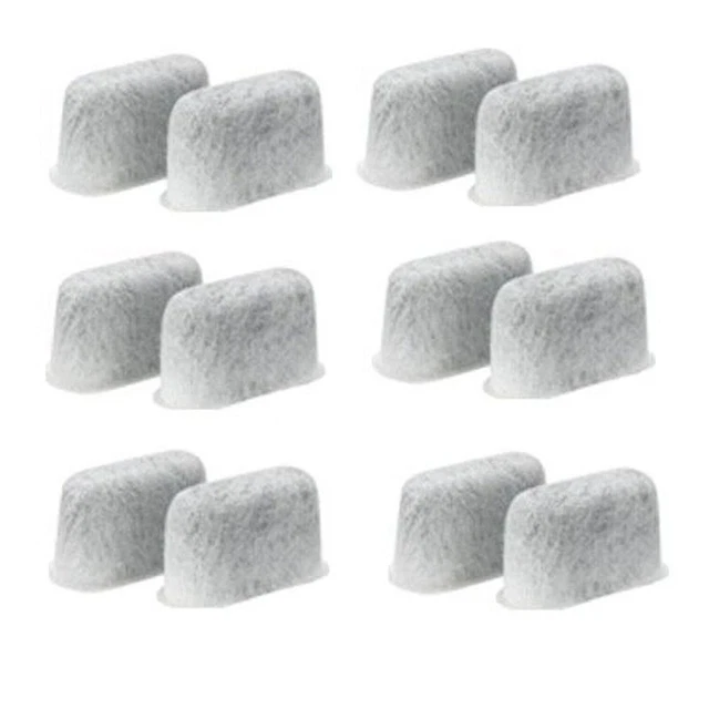Paquete de 12 filtros de agua de carbón de repuesto para café, -RWF I8U7