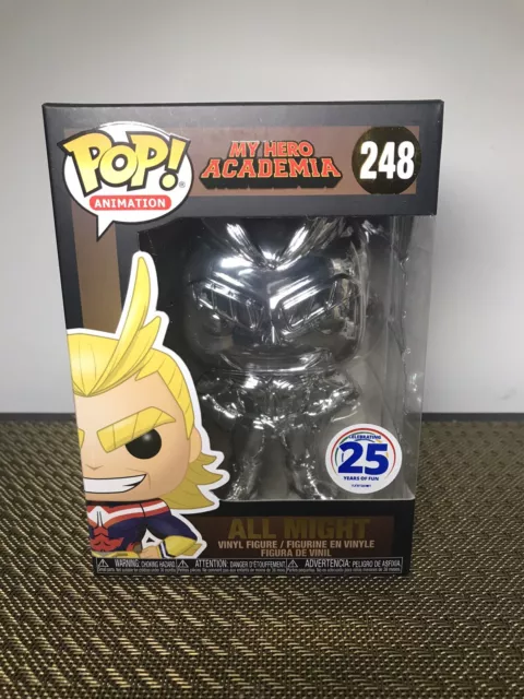 Funko Pop - My Hero Academia - All Might Silver Chrome Funimation Exclusive #248