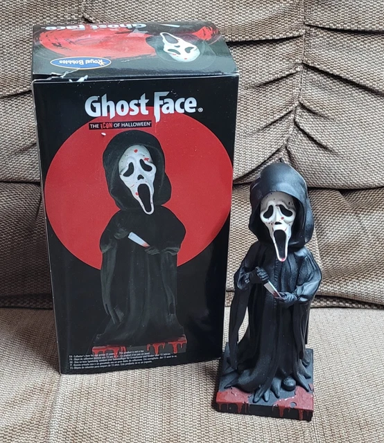 SCREAM Royal Bobbles Ghost Face Blood Splatter Exclusive Bobblehead Halloween