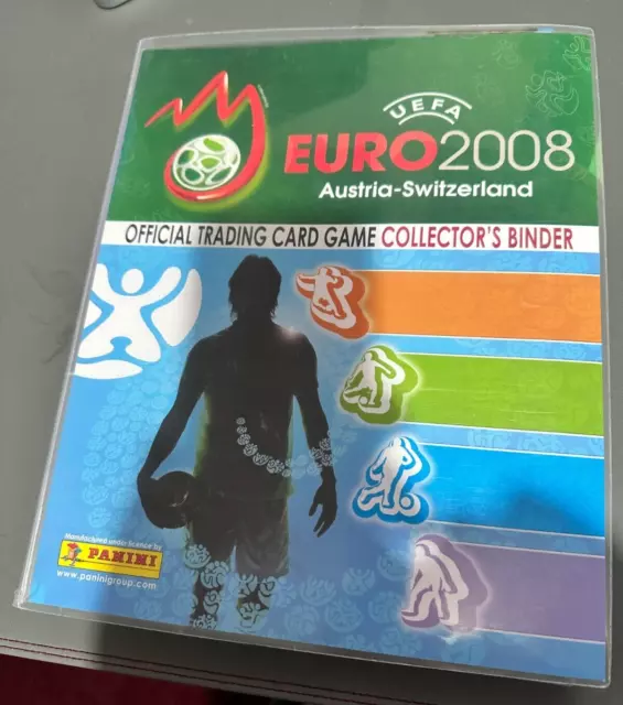 2008 Panini Euro 2008 Sammelkartenmappe mit 147 Karten