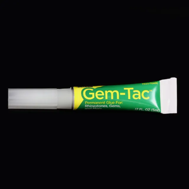 Gem-Tac Glue For Swarovski Crystals in Original Precision Tip Mini Bottle 5ml