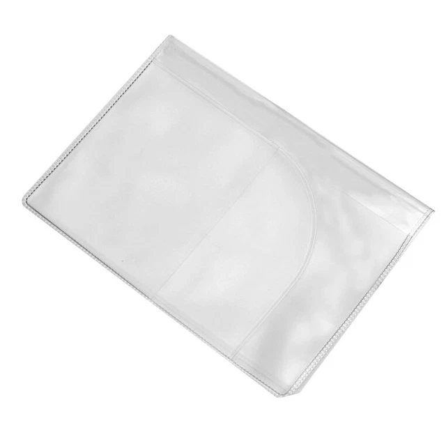 2 x couverture de passeport transparent a la mode D1O18794