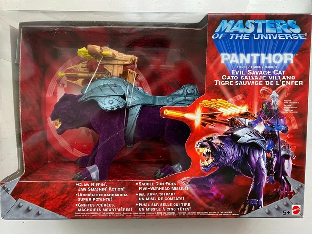 Figurine Vintage Night Stalker Et Son Cheval - Maîtres De L'Univers (MOTU) - Mattel Mexico 1983