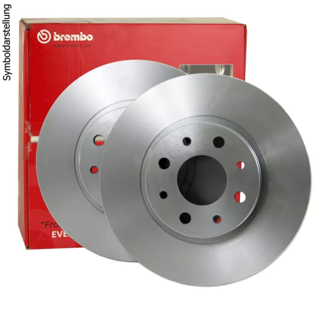 2x BREMBO Bremsscheibe Bremsscheiben Satz Bremsen PRIME LINE Hinten 08.8094.50