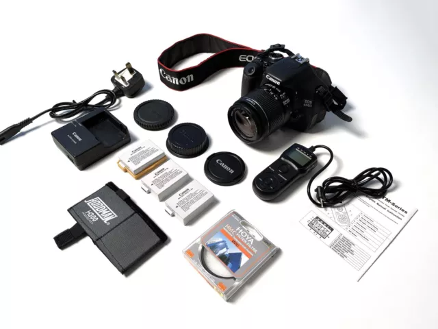 Canon EOS 600D Digital SLR Camera kit inc. EF-S 18-55mm IS II LENS + ACCESSORIES