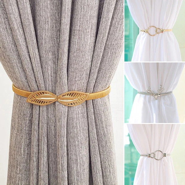 Metal Spring Curtain Tie Backs Tiebacks Holdbacks for Curtain  Home Decor HOT