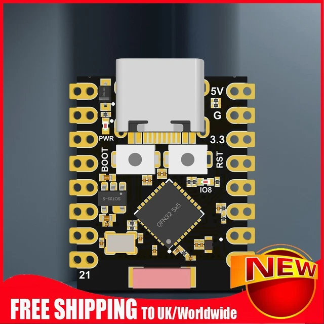 ESP32C3 DEV BOARD 3.36V Power Supply ESP32 SuperMini Low Power (Black