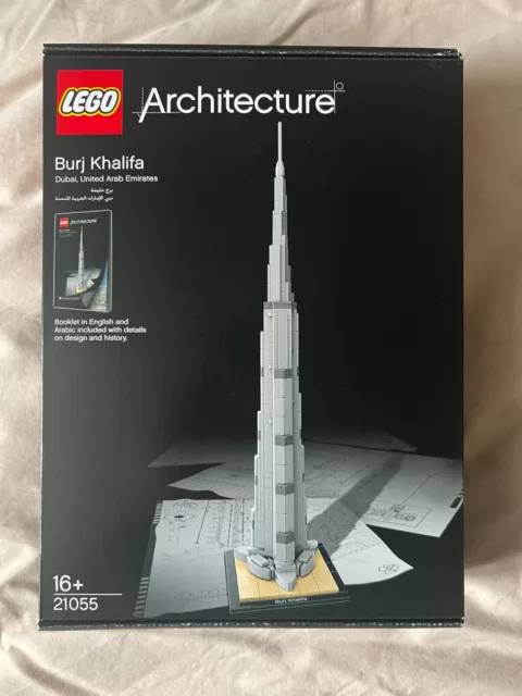 Retired LEGO Architecture Burj Khalifa 21055 Landmark Dubai UAE