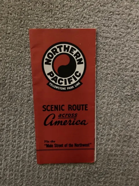 Northern Pacific Railway Vintage Train Schedules lot of 2