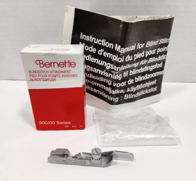 Bernina Bernette Blindstitch Serger Attachment Parts 300 Series 334 335 004 003 Bernina Bernette Blindstitch Serger Attachment Parts 300 Series 334 335 004 003