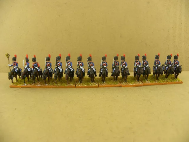 15mm Napoleonic painted French Cavalry Fre04