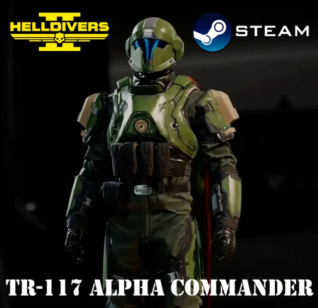 ⚡️ HELLDIVERS 2 TR-117 Alpha Commander Twitch Drops on SteamPC - Region Free! ⚡