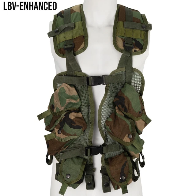 ORIGINAL US M81 Woodland LBV Vest- Tactical Military Surplus Vest ...