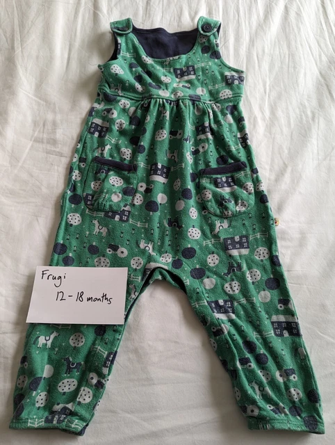 Frugi Dungarees 12-18 months, VGC